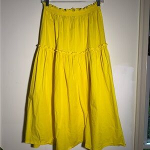 Sea New York Yellow Midi Skirt